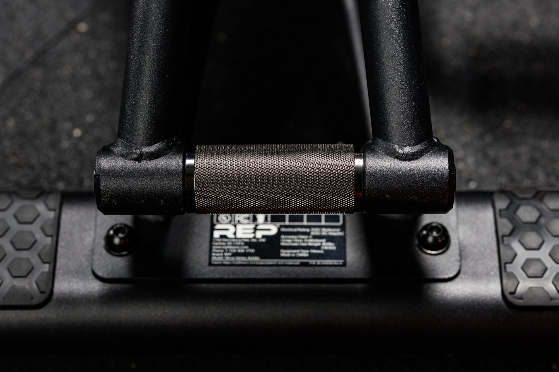 Rep Fitness - Strive Airbike with VPR Detail view knurl handle - Gym Equip