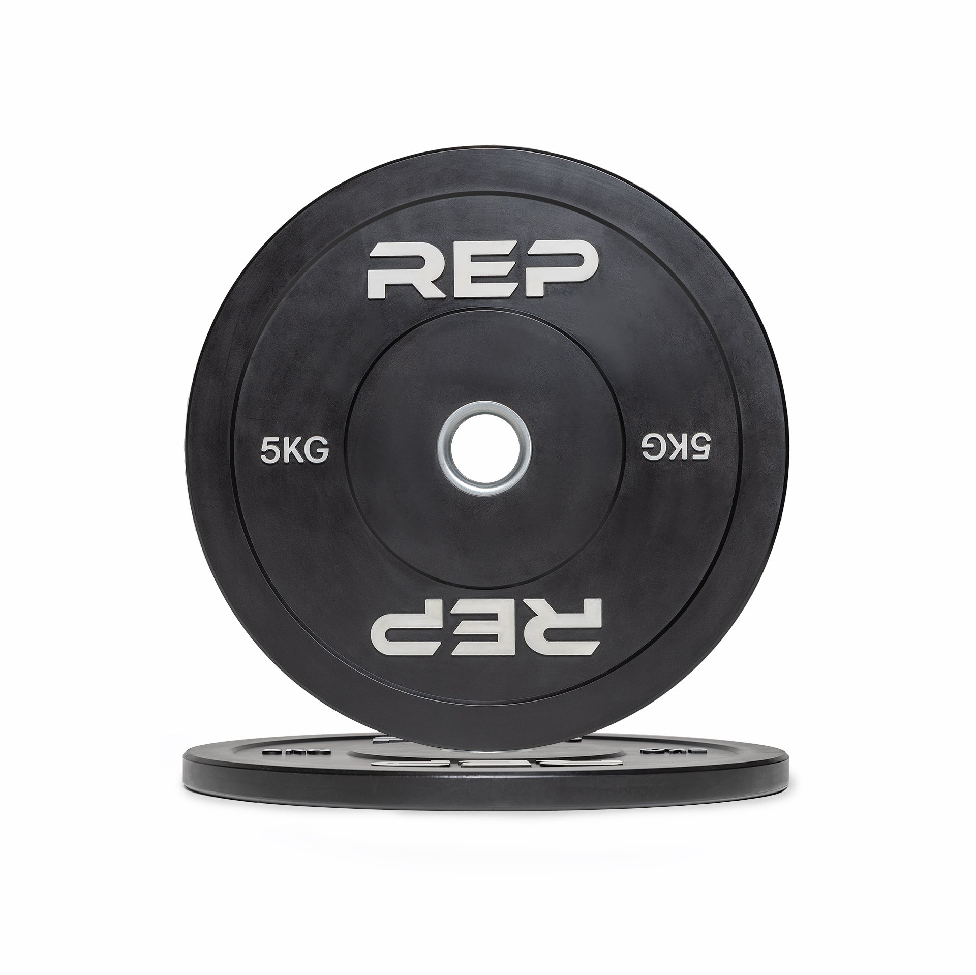 Rep Fitness - Black bumper plates 5kg - Gym Equip