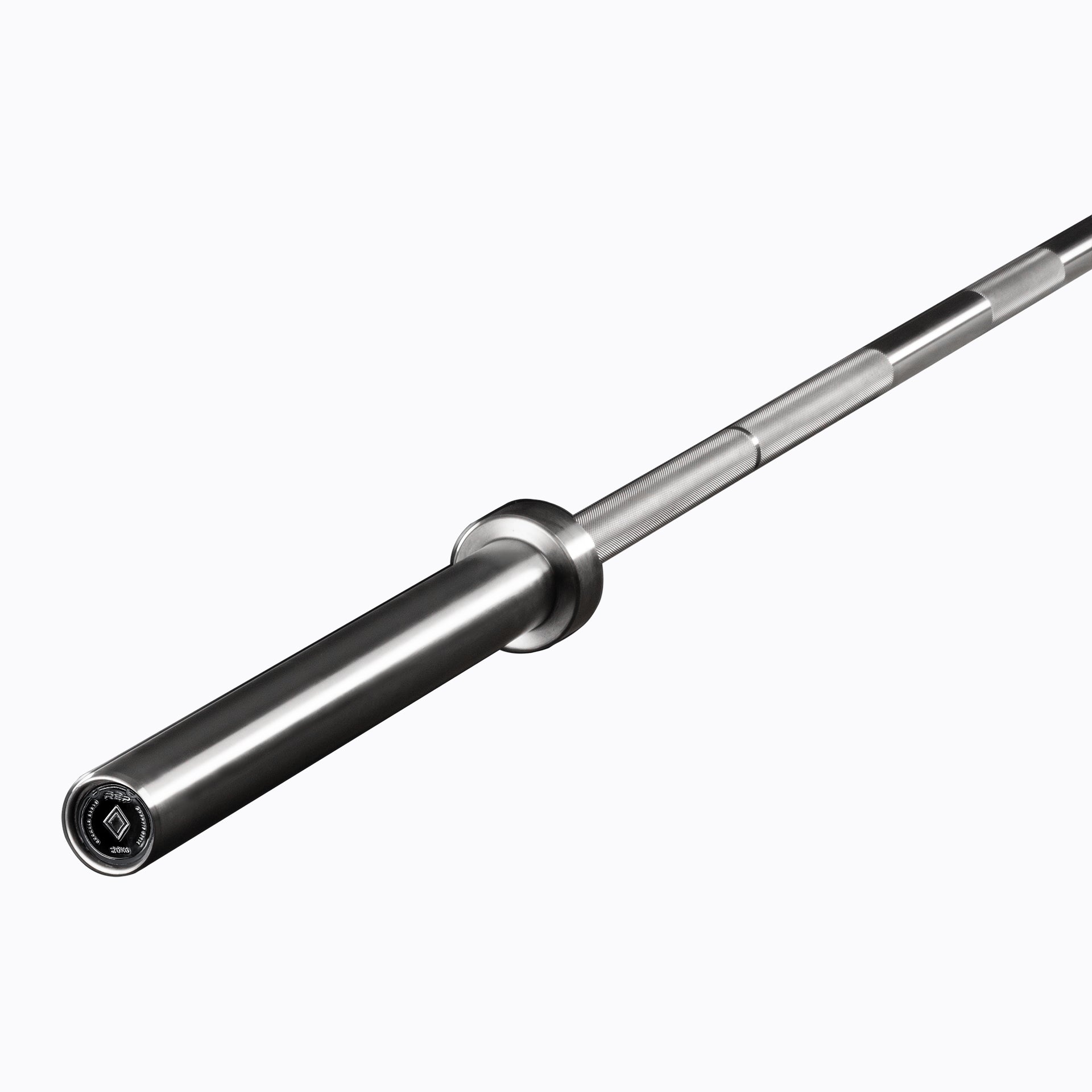 Rep Fitness - Black Diamond Stainless Steel bar bell, power bar - Gym Equip