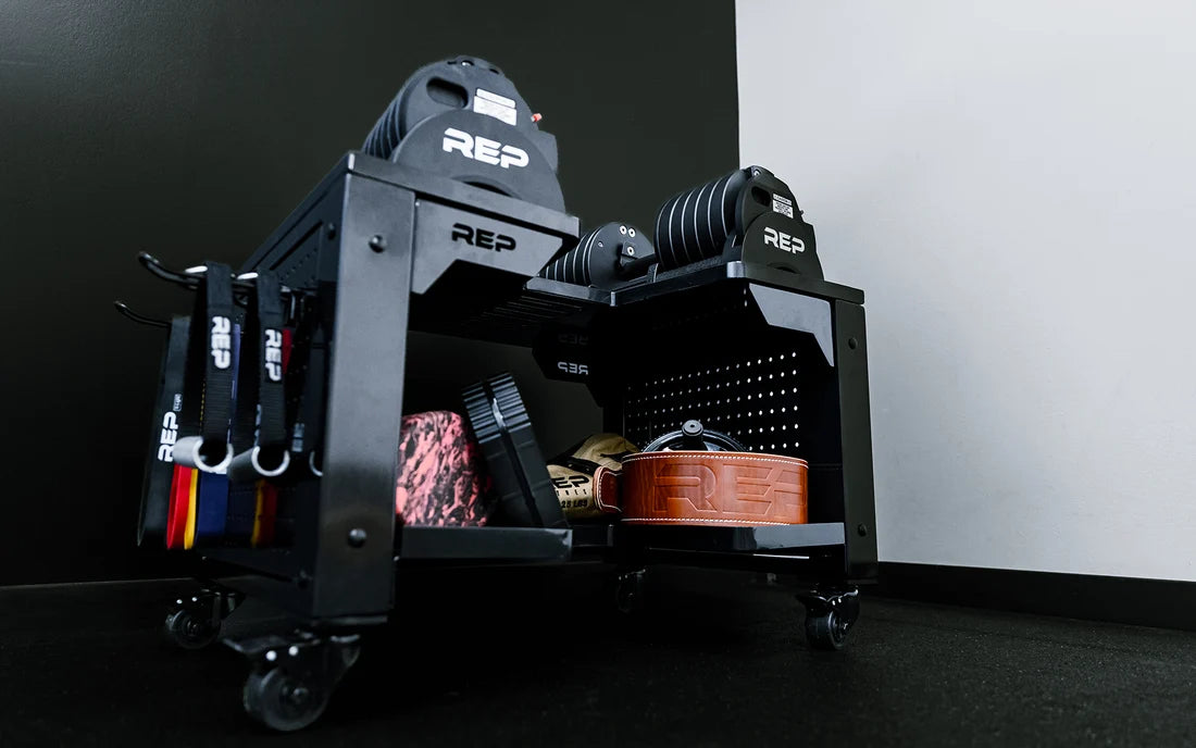 REP® Dumbbell Storage Cart