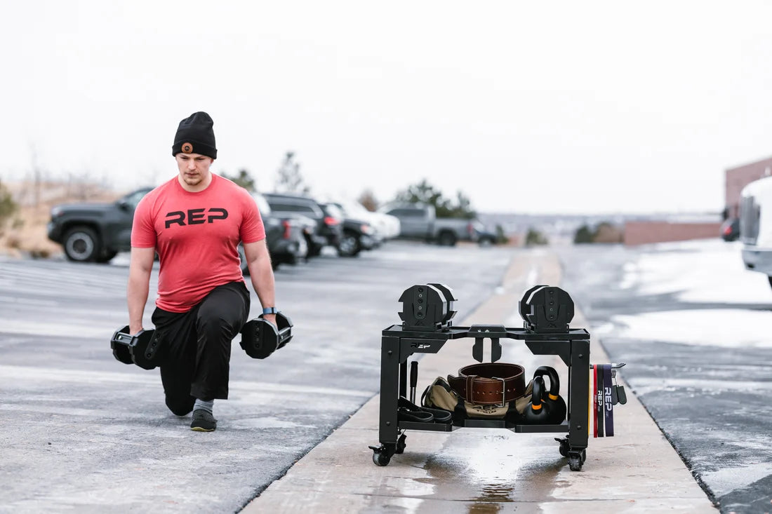 REP® Dumbbell Storage Cart