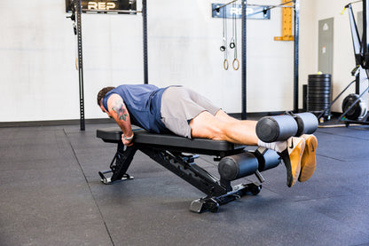 REP Fitness Adjustable Bench Leg Roller Attachment 2.0