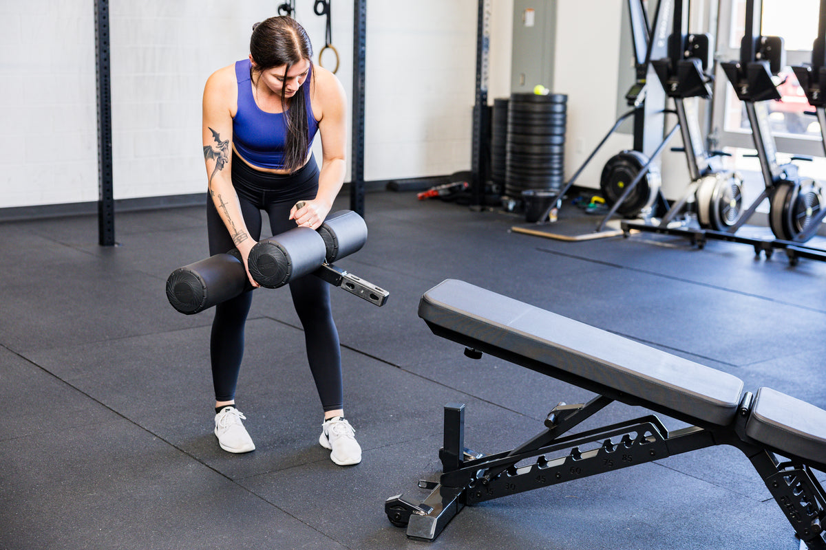REP Fitness Adjustable Bench Leg Roller Attachment 2.0