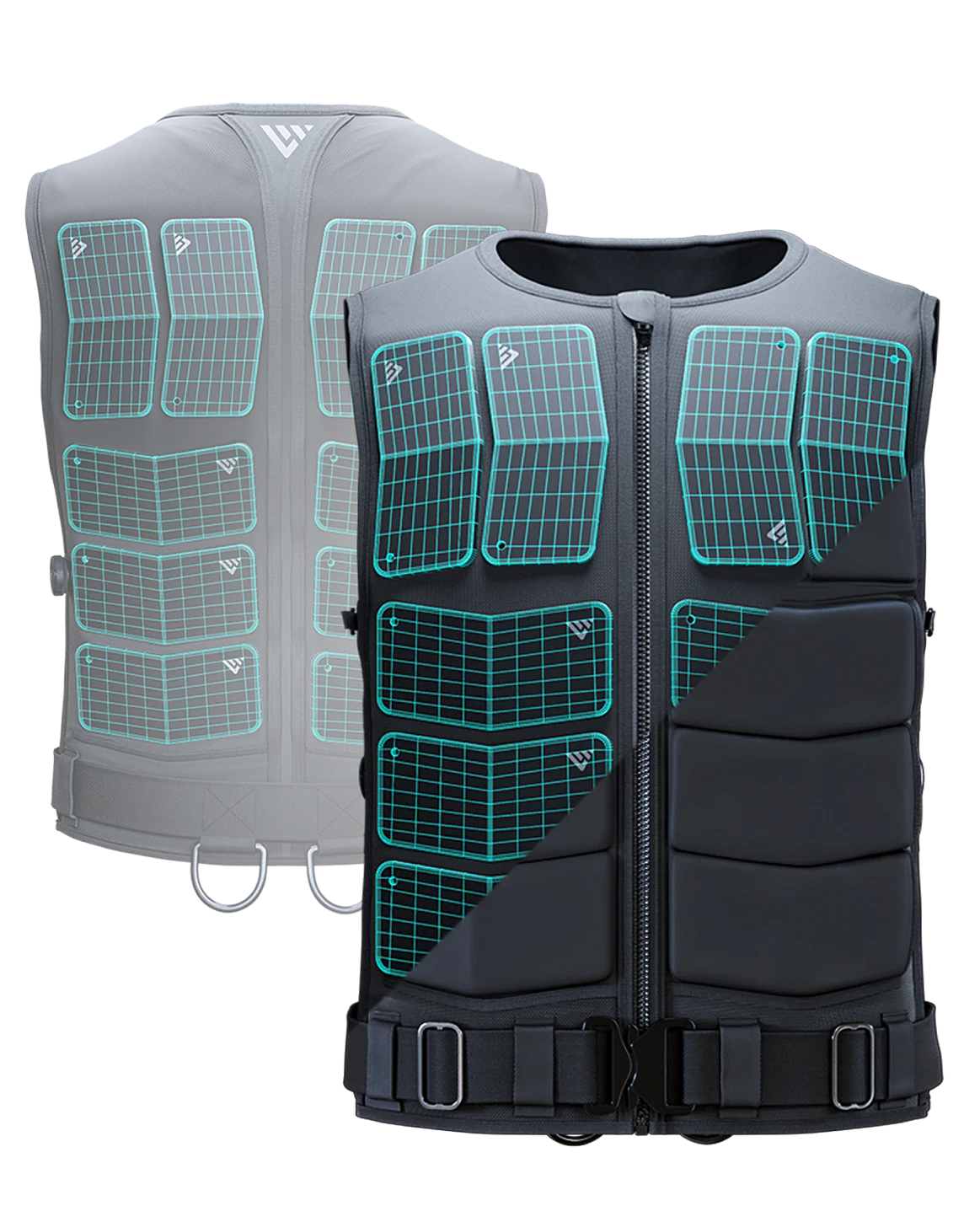 X Ray view of Evrvest Weighted vest | Gym Equip
