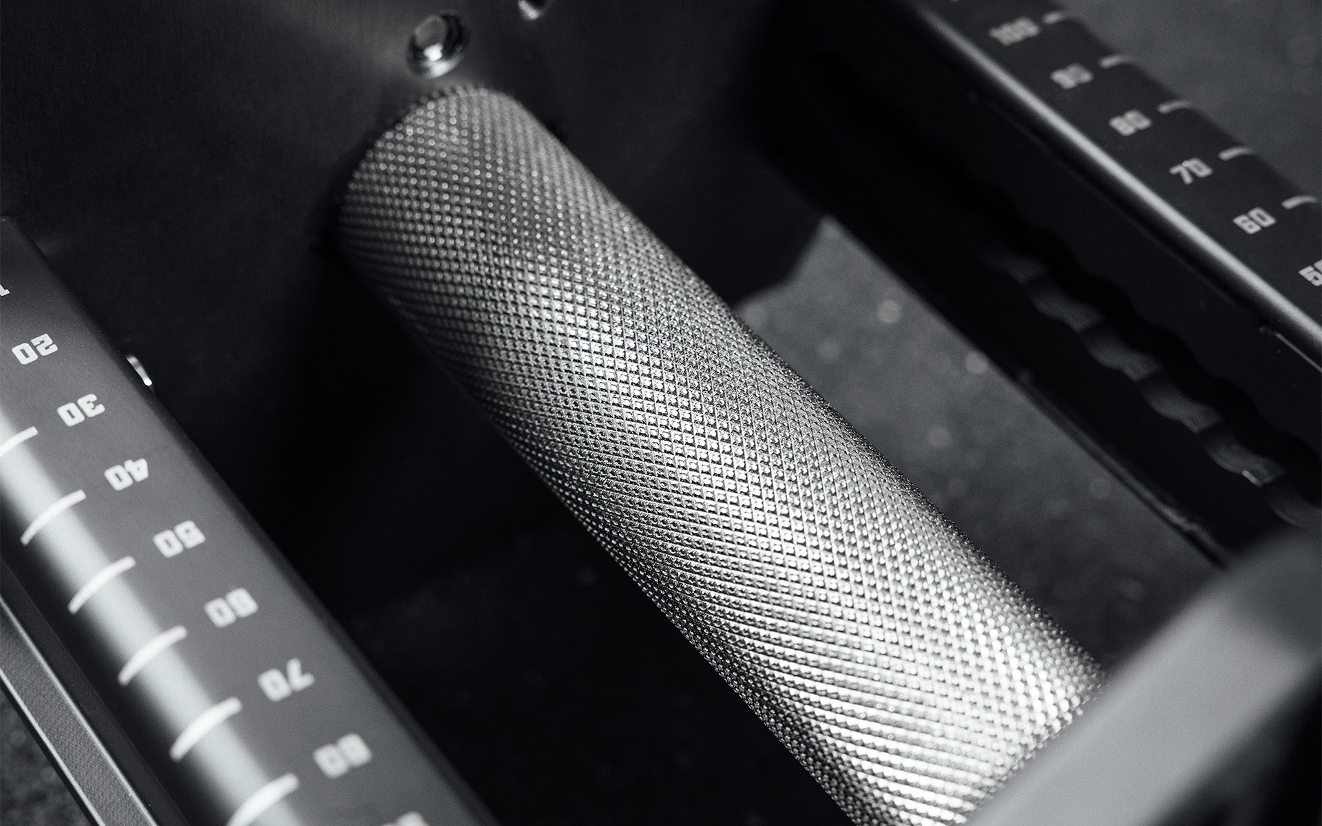 Rep Fitness - Rep x Pepin adjustable dumbbell Knurling - Gym Equip