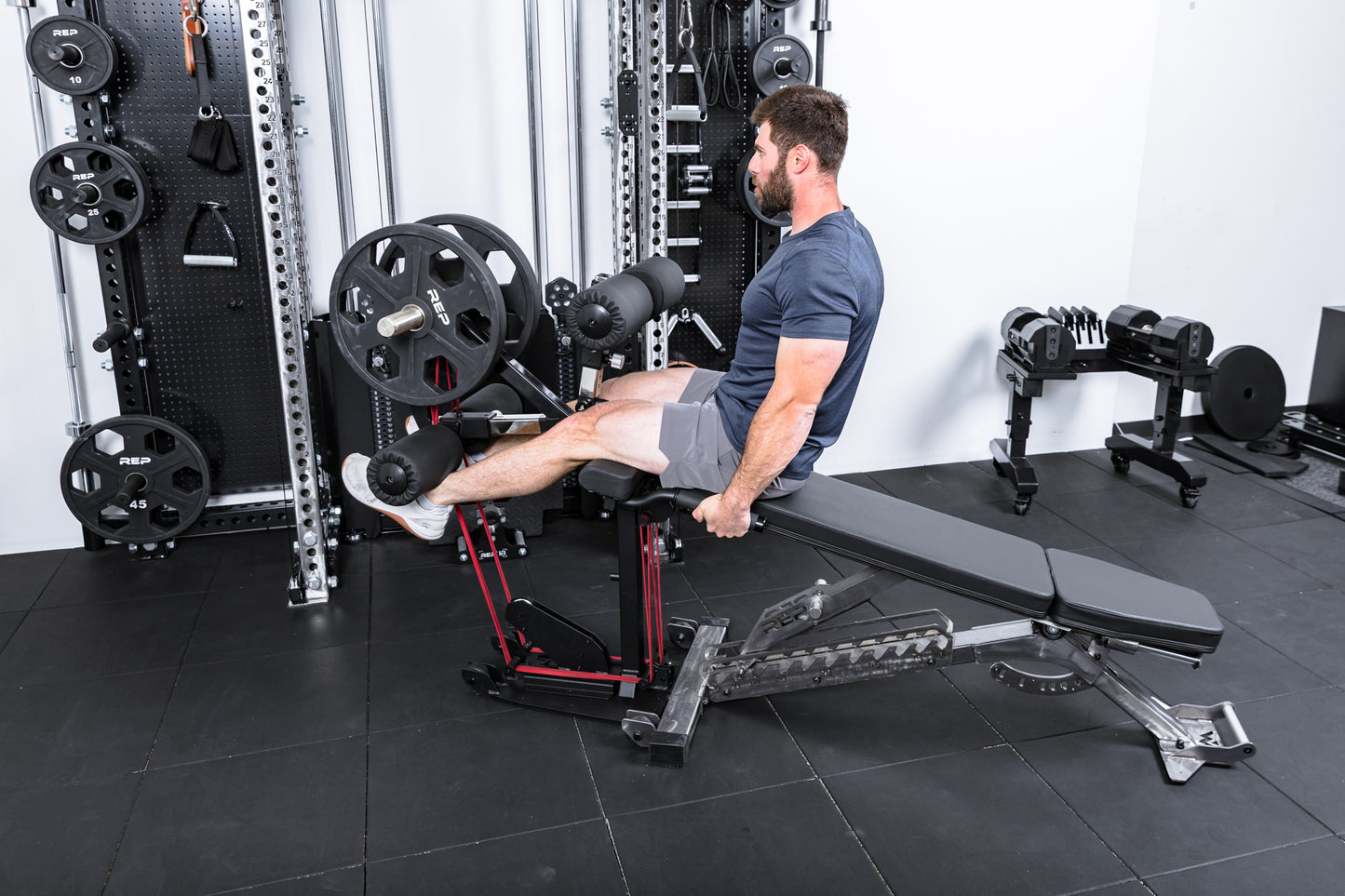 REP® Fitness - Leg Extension & Leg Curl Bench Attachment