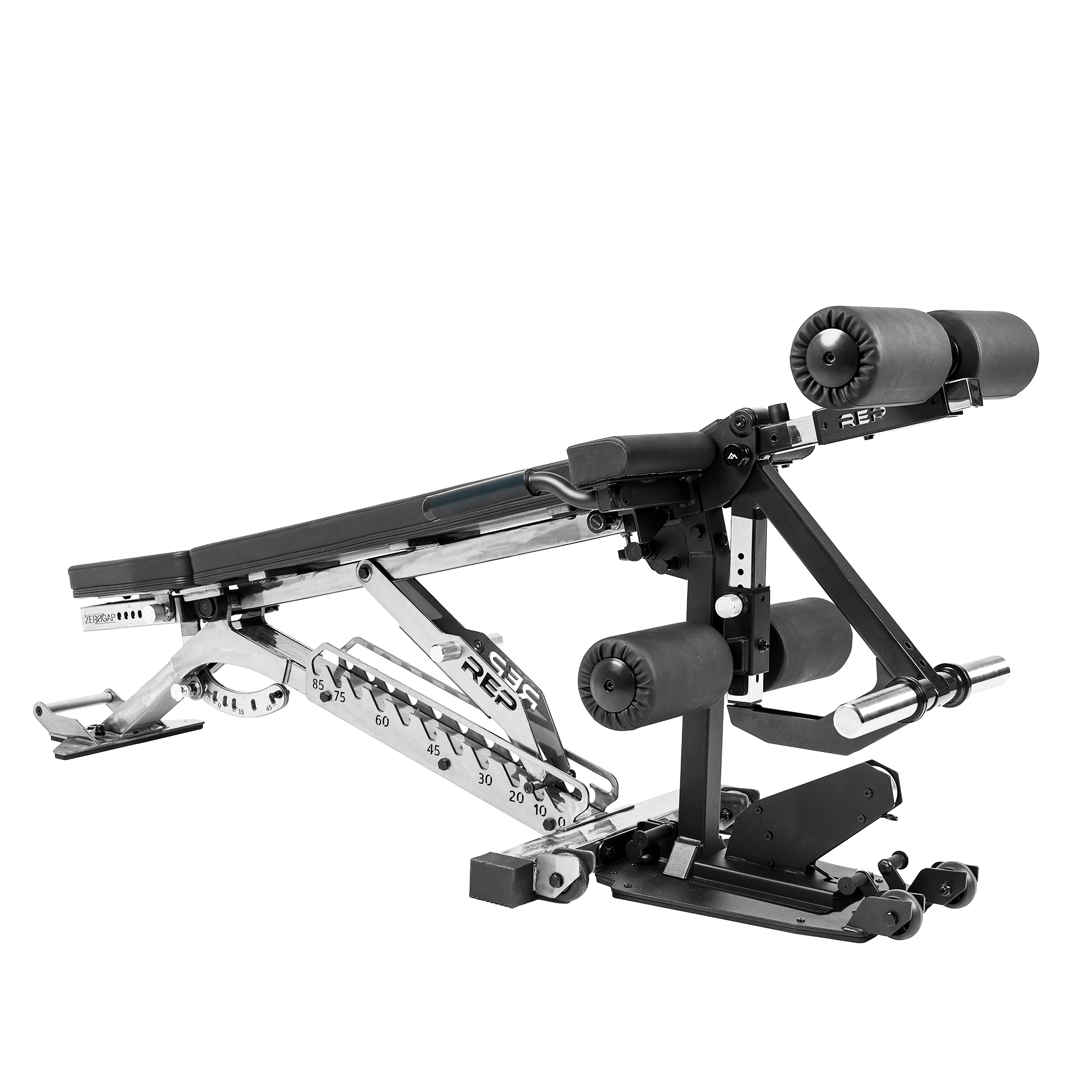 Rep Fitness - Leg Extension Attachment On a clearcoat Blackwing - Gym Equip