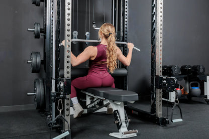 Rep Fitness - Altitude rack roller attachment - Lat Pulldowns - Gym Equip