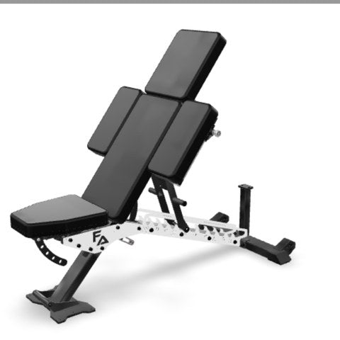 ABX Weight Bench set up for bicep curls