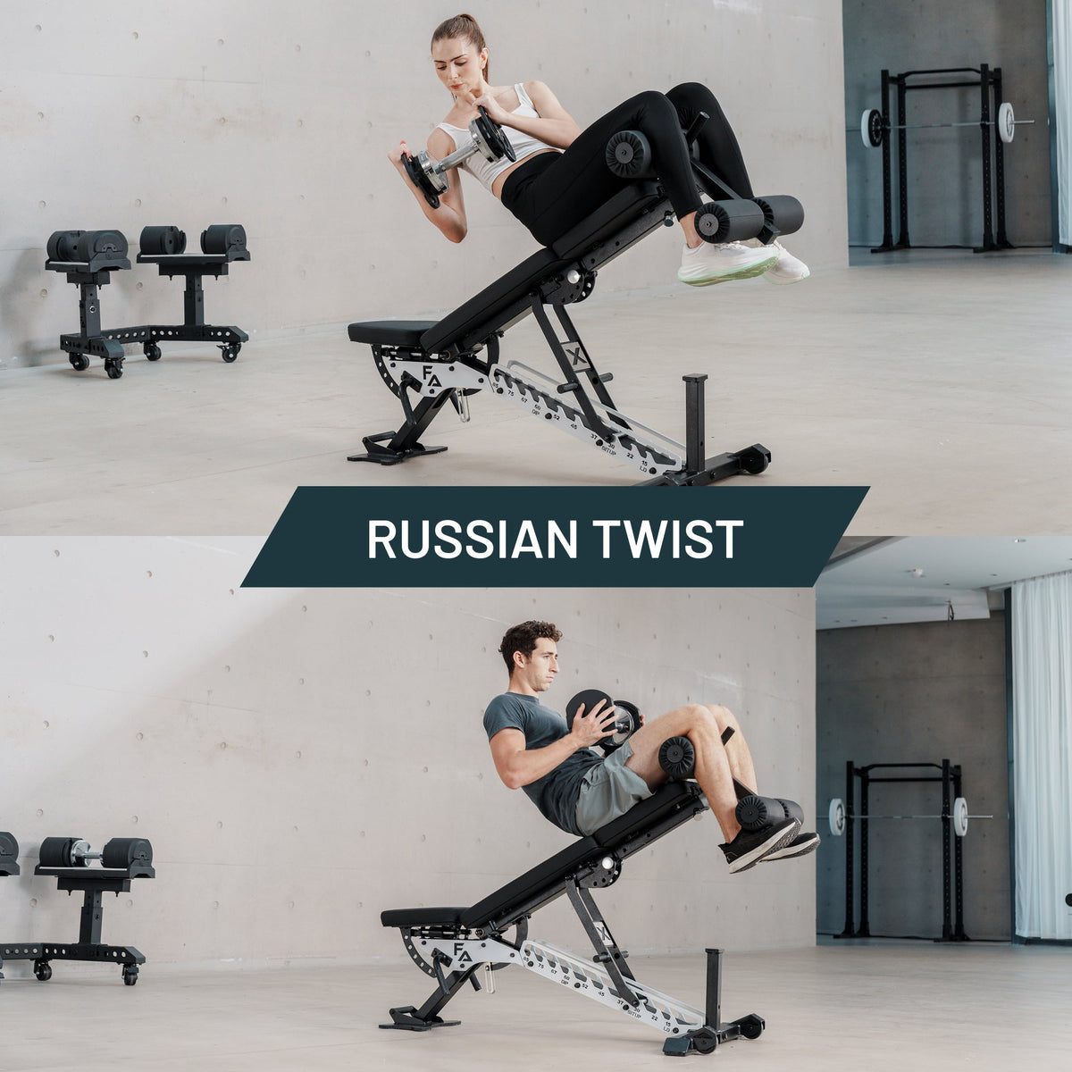 Sit-Up Attachment on the ABX Weight Bench