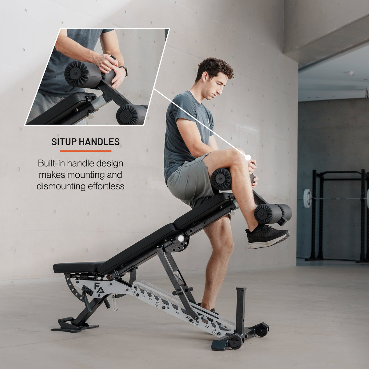 Sit-Up Attachment detail