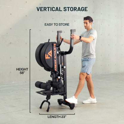 Hyper Pro X vertical storage dimensions