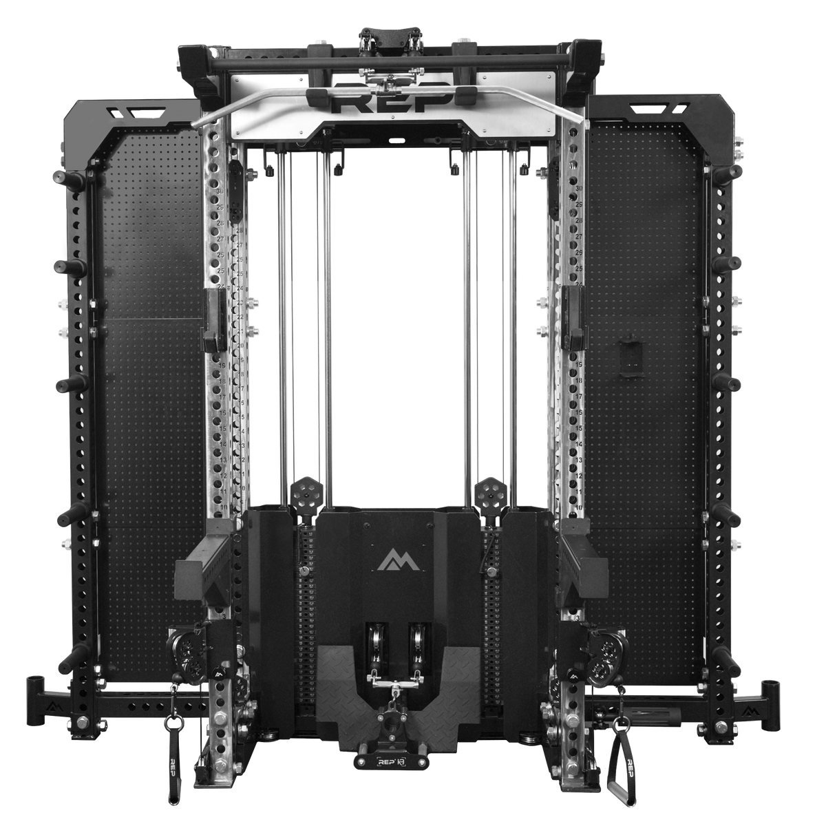 Rep All Mounted Rack REP® Wall-Mounted Ares™ 2 - With Storage – Gym Equip